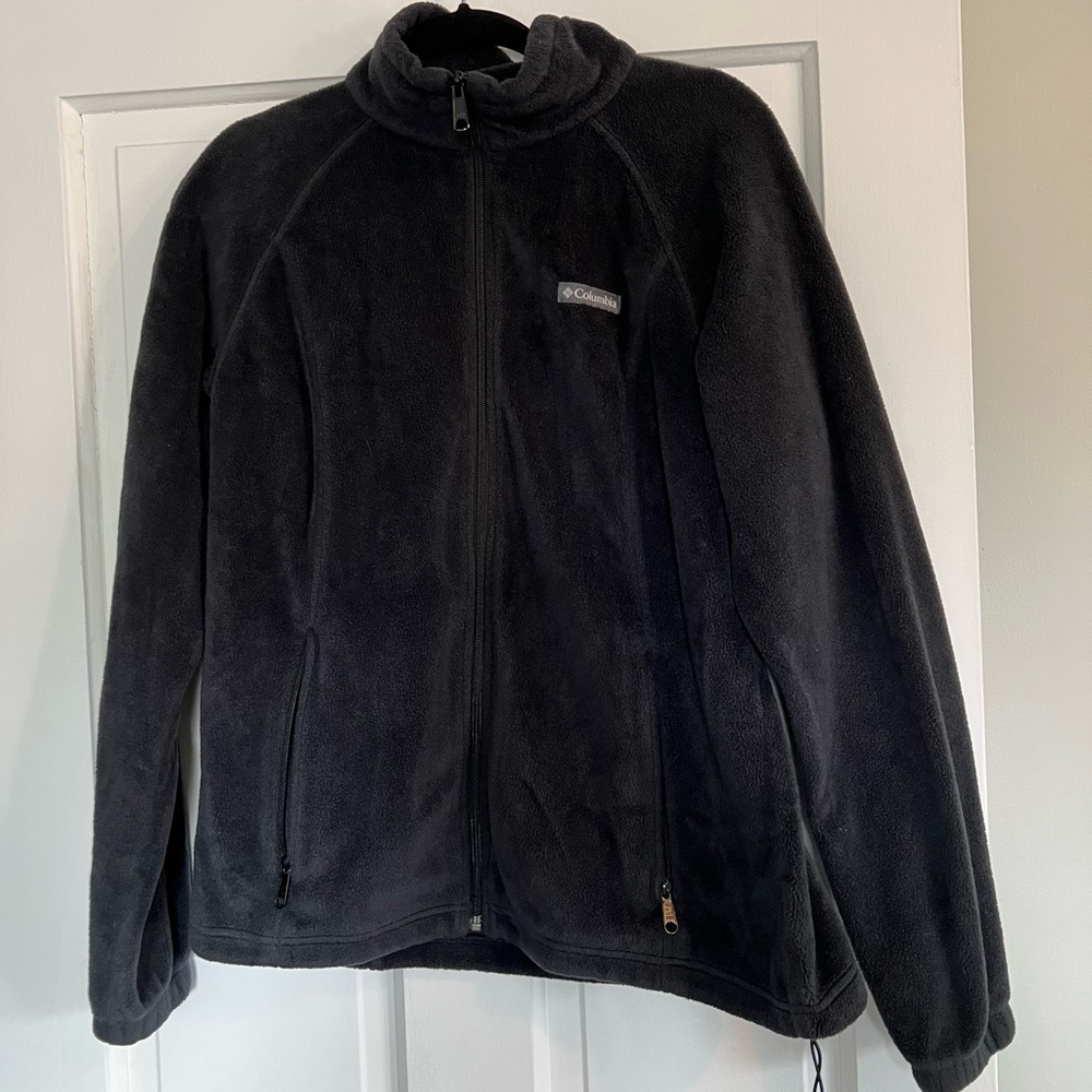 Columbia Benton Springs Full zip Fleece Jacket women’s Large black